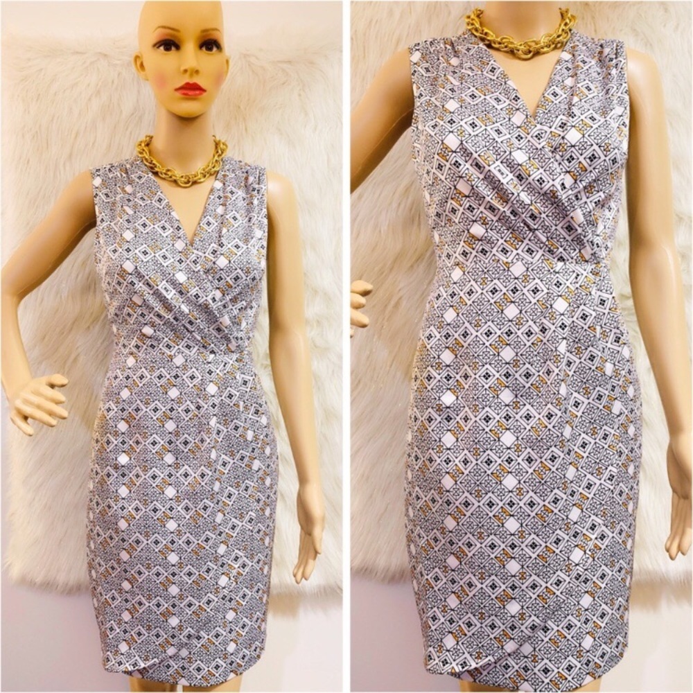 H&M Geometric Print Dress